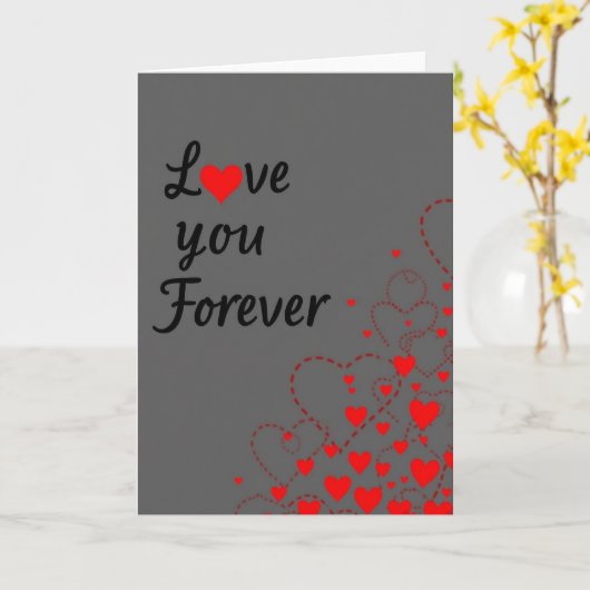 Love You Forever Art Card カード (黄色い花)