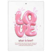 ❤️ Love You Forever -  Clipboards クリップボード (裏面)