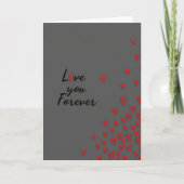 Love You Forever Heartfelt Card カード (正面)