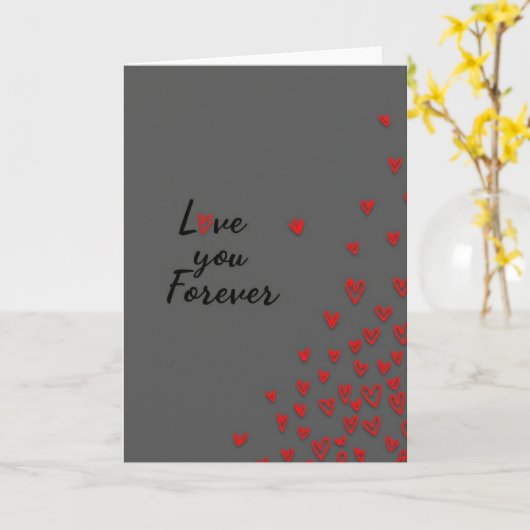 Love You Forever Heartfelt Card カード (黄色い花)