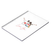 ❤️ Love You Forever - Personalized Spiral Photo No ノートブック (左側)