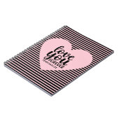 Love You Forever Spiral Notebook ノートブック (左側)