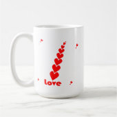 Love you  forever Valentine day  Coffee & Tea Mug コーヒーマグカップ (左)