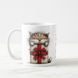 “Love You Fur-Ever” Cute Cat Gift Valentine Mug コーヒーマグカップ