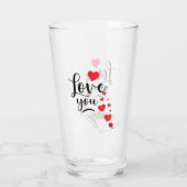Love You Glass Cup タンブラーグラス (裏面)