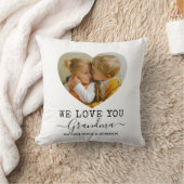 Love You Gramonaのハート写真 クッション (ブランケット)