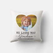 Love You Gramonaのハート写真 クッション (裏面)