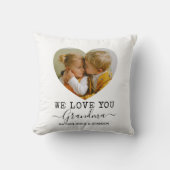 Love You Gramonaのハート写真 クッション (正面)