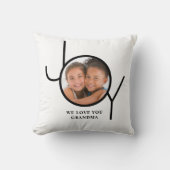Love You Gramonaの写真パーソナライズされた クッション (正面)