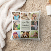 Love You Gramonaフォトコラージュ クッション (ブランケット)