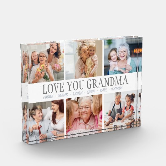 LOVE YOU GRAMONA名前をカスタムするフォトフォトブロック フォトブロック (左)