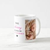 Love You Gramona» 2-photo コーヒーマグカップ (正面右)