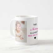 Love You Gramona» 2-photo コーヒーマグカップ (正面左)