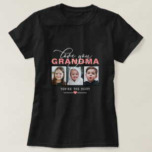 Love You Gramona/Nana/その他3枚フォトカスタム文字T- Tシャツ