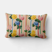 Love You Grandma | Floral Three Photo Collage ランバークッション (裏面)