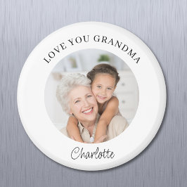 Love You Grandma Keepsake Photo マグネット