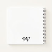 Love You Grandma Kids Art Personalized Gift ノートブック (裏面)