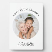 Love You Grandma Photo フォトプラーク (正面)