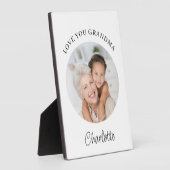Love You Grandma Photo フォトプラーク (側面)