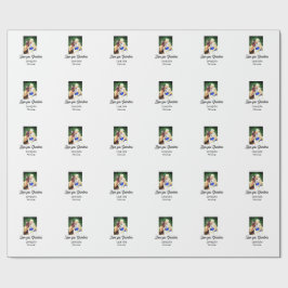 Love you Grandma photo name love message grandkids ラッピングペーパー