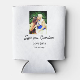 Love you Grandma photo name love message grandkids 缶クーラー