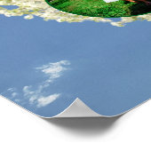 Love You Grandma White Blossoming Tree Six Photos  ポスター (角)