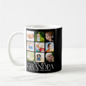 Love You Grandpa Beautiful Collage 9 Photos  コーヒーマグカップ (左)