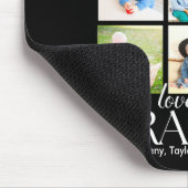 Love You Grandpa Beautiful Collage 9 Photos  マウスパッド (コーナー)