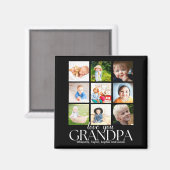 Love You Grandpa Beautiful Collage 9 Photos  マグネット (正面/裏面)