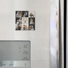 Love You Grandpa withハート&写真 –  マグネット