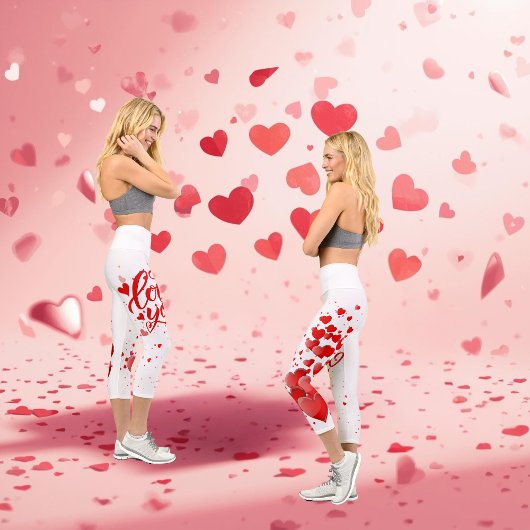 Love You High Waisted Capris カプリレギンス