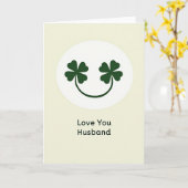 Love You Husband Lucky Card カード (黄色い花)