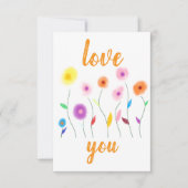 love you Invitation 招待状 (正面)