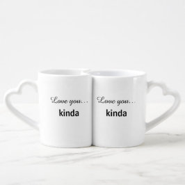 Love You Kinda Mug – Funny Couple Gift for Him or  ペアカップ
