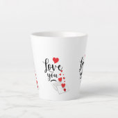 Love You Latte Mug カフェラテマグ (正面)