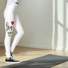 Love You Leggings レギンス