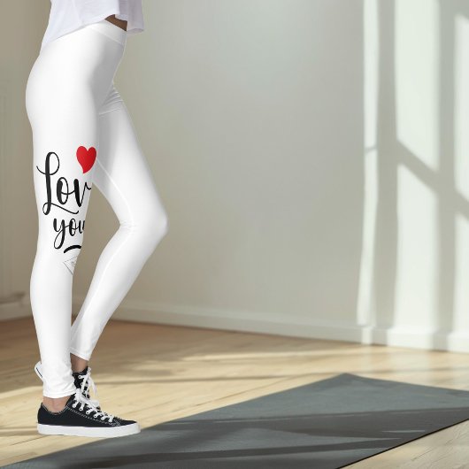Love You Leggings レギンス