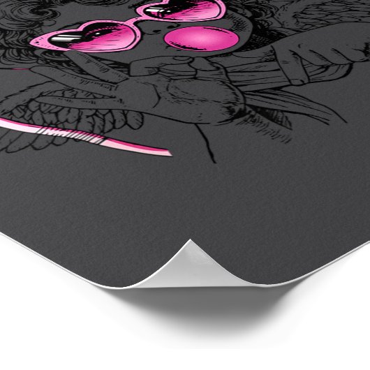 Love You Like Six Seven Cud 67 Meme Valentine's Da ポスター (角)