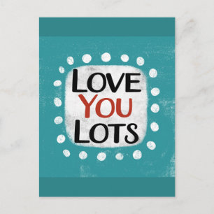 Love You Lotsはがき ポストカード