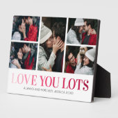 Love You Lots 5枚の写真 フォトプラーク (側面)