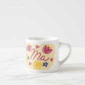 Love You Ma Floral Mug – Mother’s Day Gift エスプレッソカップ (右)