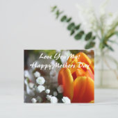 Love You Ma!Happy Mothers Day ポストカード (スタンド正面)