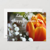 Love You Ma!Happy Mothers Day ポストカード (正面/裏面)