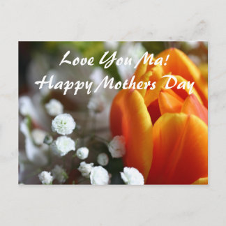 Love You Ma!Happy Mothers Day ポストカード
