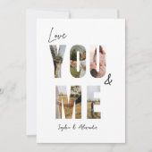 Love You & Me Photo Valentine’s Day Card シーズンカード (正面)
