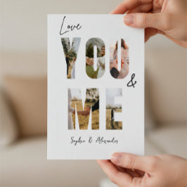 Love You & Me Photo Valentine’s Day Card シーズンカード