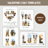 Love You & Me Photo Valentine’s Day Card シーズンカード