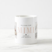 Love You Mimi | 二枚の写真コラージュ コーヒーマグカップ (中央)