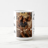 Love You Momの写真パーソナライズされた コーヒーマグカップ (中央)