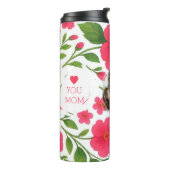 Love You Momフローラ赤熱タンブラー写真 タンブラー (回転左)